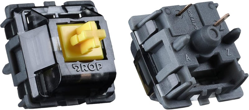 Drop Holy Panda X Mechanical Keyboard Switches - PCB Mount Quiet & Tactile Switches, Cherry MX Style, 65g, (35 PCS, 5-Pin), Black - Image 1